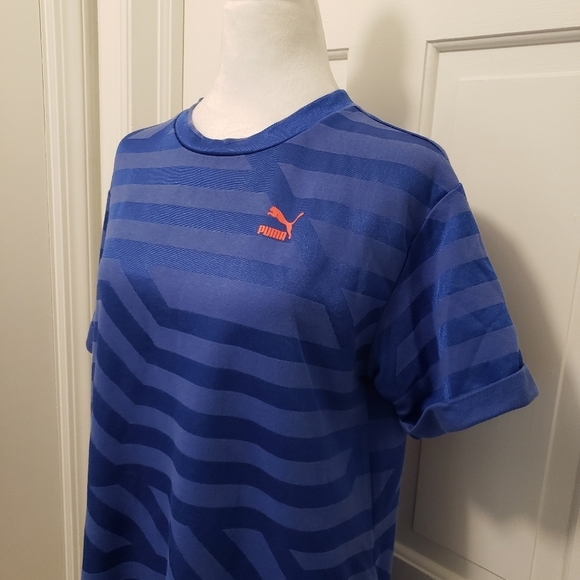 Puma Athlesiure Dress Size XS, Stripes, Colorful, Side Slip Pockets - Picture 4 of 14